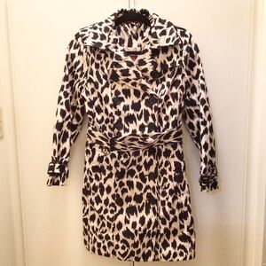 Burberry Leopard Trench Coat
